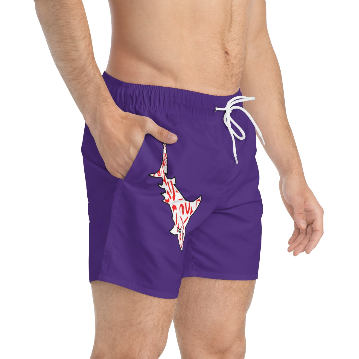 OneX Purple Swim Trunks