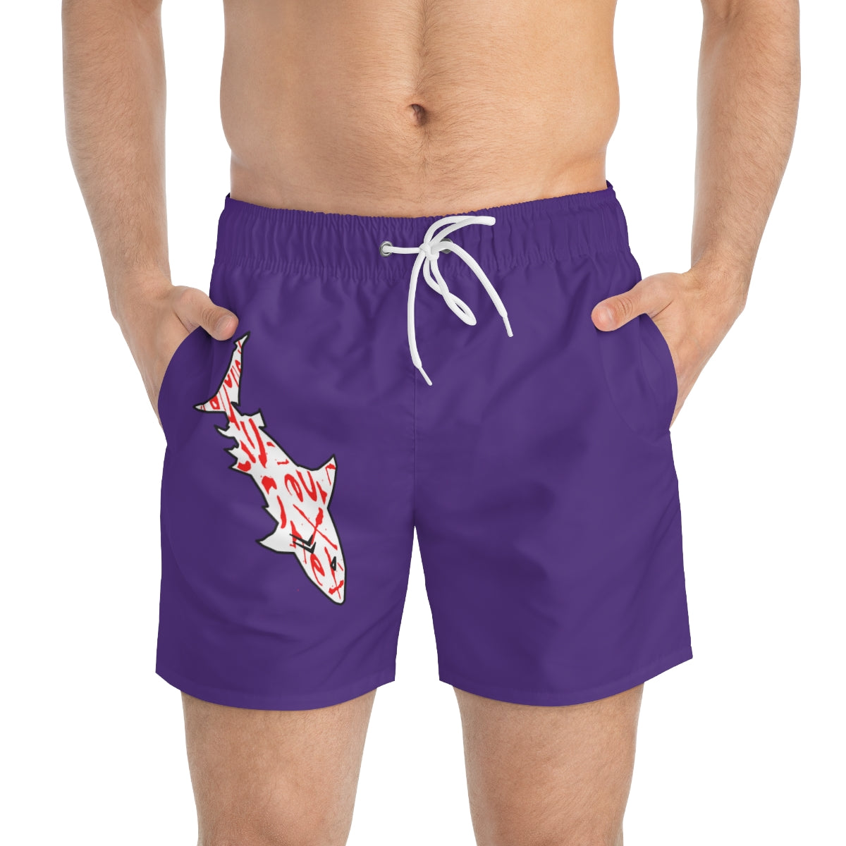 OneX Purple Swim Trunks