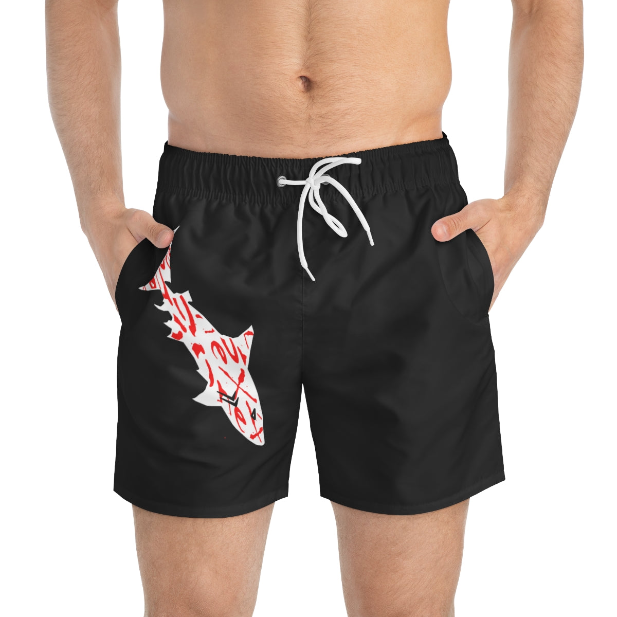 OneX Black Swim Trunks